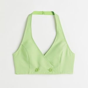 H&M halterneck crop top